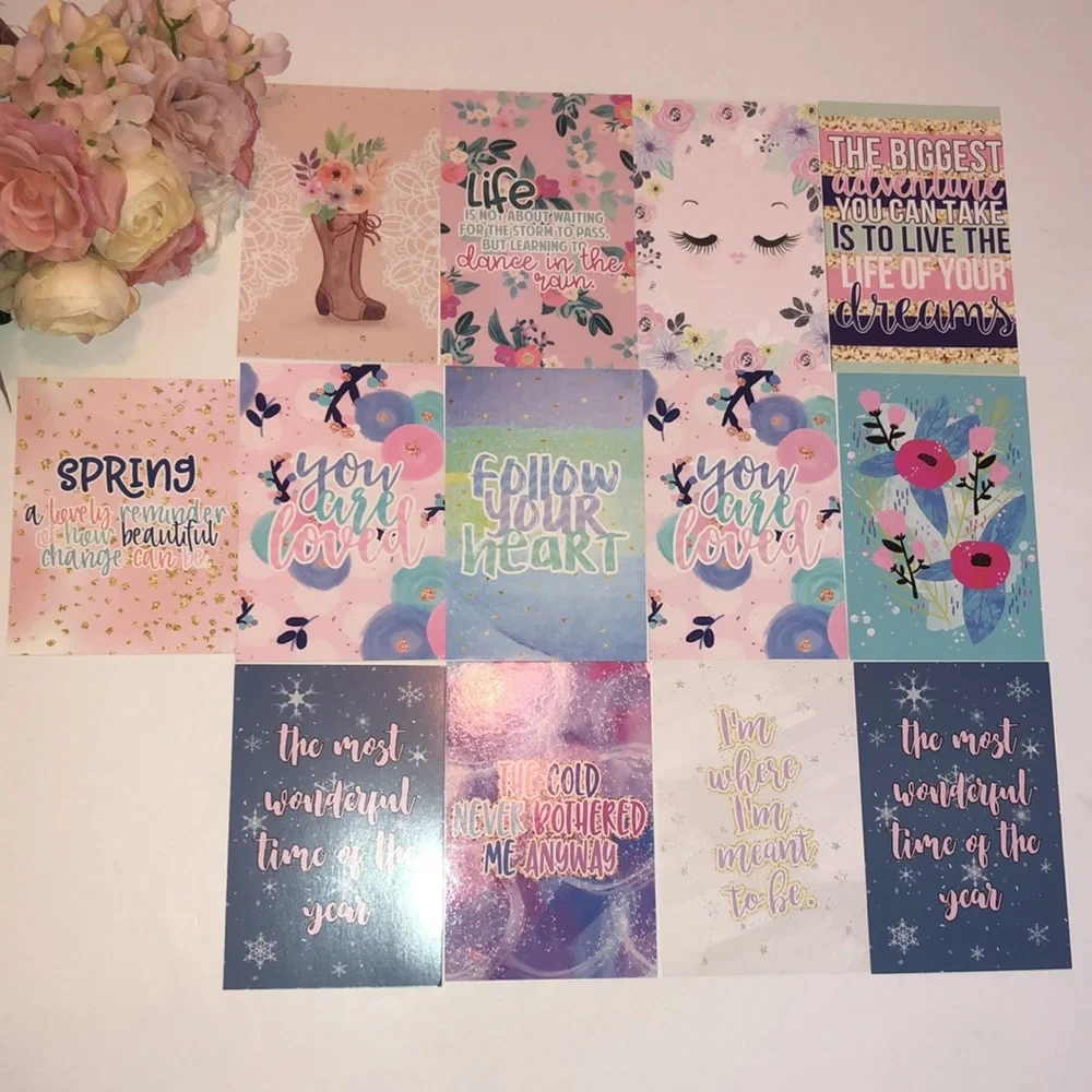 JESSICA HARTS PLANNER CARDS Jessica Hearts paper cards Planning Papers